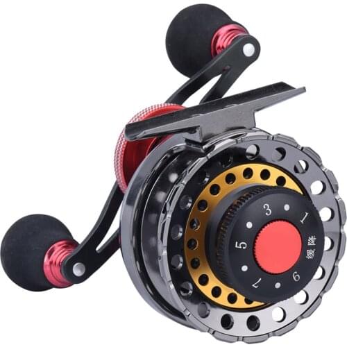 Fly Fishing Reel Full Aluminum Alloy Fishing Wheel Gear Ratio 2.6:1 6+1BB Machined Micro Adjusting Drag For Trout Fishing Tackle