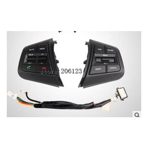 For Hyundai ix25 (creta) 1.6L Steering Wheel Cruise Control Buttons Remote Control Volume channel Bluetooth Phone Button lzh