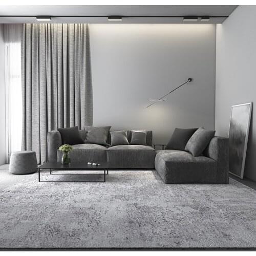 Nordic Grey Color Rugs and Carpet for Living Room Bedroom Luxury Shaggy Soft Carpet Kids Room Dining Room Coffee Table Area Rug