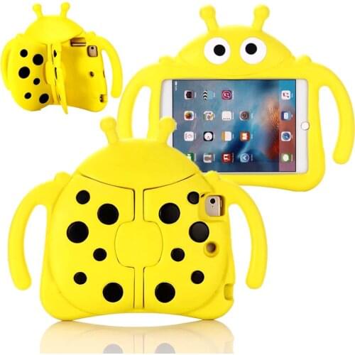 Cute EVA Case for iPad Mini 1 2 3 4 5 2019 7.9" Lovely Cartoon Shockproof Kids Tablet Stand Cover Full Protection with Handle