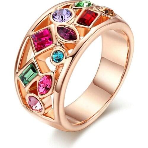 MxGxFam Rings With Crystals