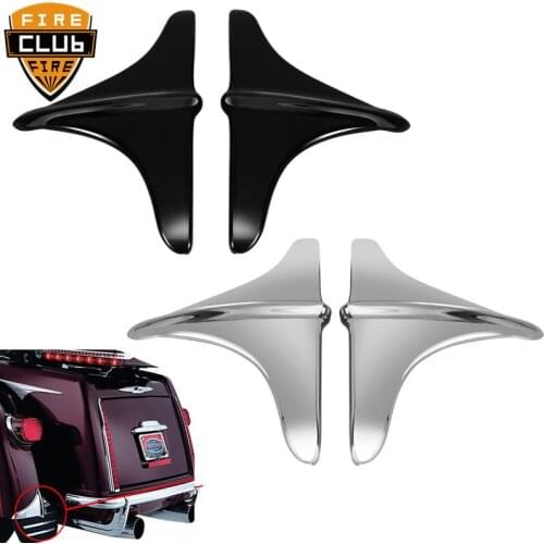New Motorcycle Black Chrome Rear Fender Leading Front Edge Trim Waterproof For Harley Touring Trikes FLHT FLHX 2009-2017