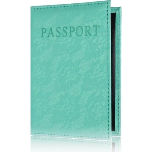 Travel Passport Cover Floral Printed Card Case Women Men Travel Credit Card Holder Travel ID Document Passport Holder Bag