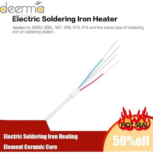 Iron Heater Soldering Station Electric Soldering Iron Heating Element Ceramic Core For 878D 862 Repair Tool