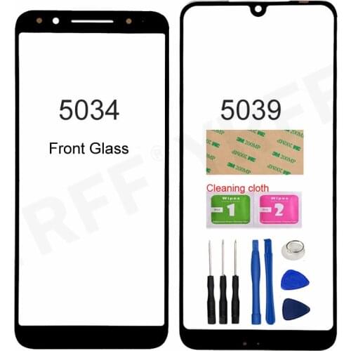 For Alcatel 3L 5039 5039D 2019 5034 5034D Front Glass Screen Panel (No Touch Screen) Outer Glass Cover Assembly Parts
