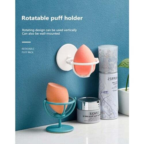 1PC Makeup Sponge Holder Sponge Organizer Puff Shelf Drying Rack Cosmetic Sponge Stand Egg Woman Make Up Storage Tools