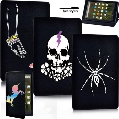 Shockproof Cover for Amazon Fire 7(5/7/9th) HD8 (6/7/8th) HD10(5/7/9th)Tablet Lightweight Protective Case Stylus