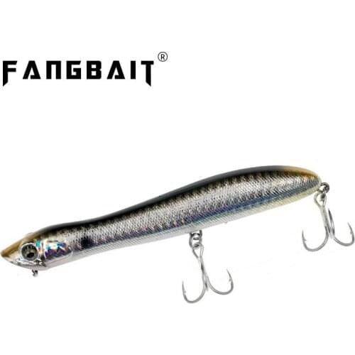 Fangbait Snake-Head WTD Popper Fishing Lure 12.5cm 20g Top Water Pencil Bait 1Pcs/Lot Bass Artificial Bait fishing lure 2021