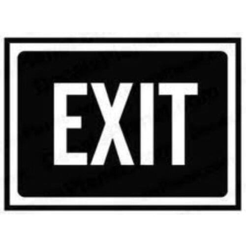 140x100m EXIT guide Self adhesive label sticker,product code PL24, free shipping