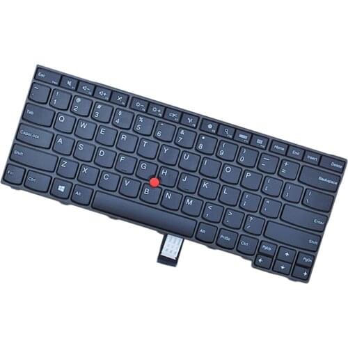 Replacement Keyboard for Lenovo ThinkPad E450 E455 E450C E460 Laptop Computer Component, Black