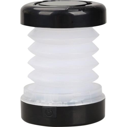 LED Waterproof Portable Scalable Lighting Mini Tent lamp Outdoor Camping Lantern Hiking Night Hanging Lamp 9cmx6.6cm WWO66