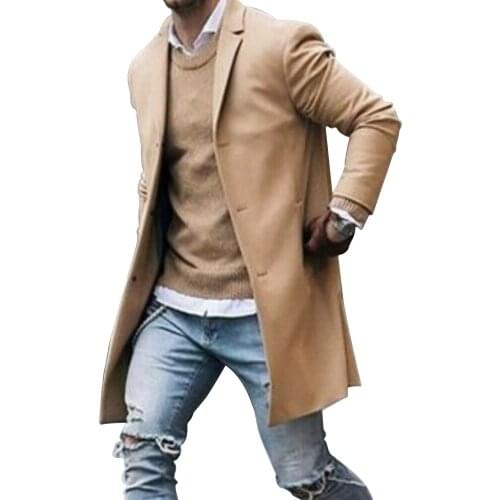 Vin beauty Mens Long Coats