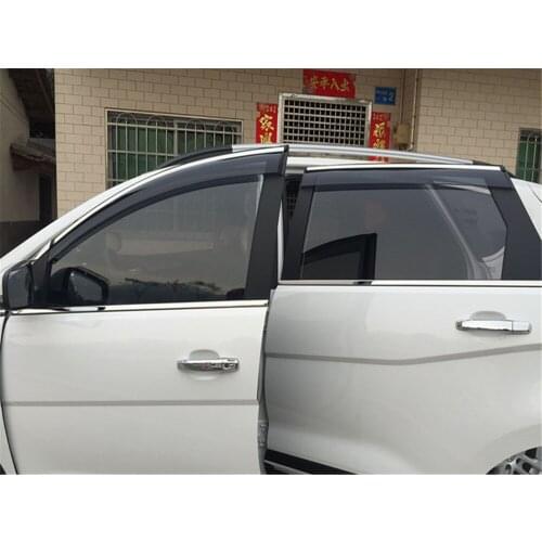 For Ford Explorer 2013-2016 Car waterproof decorative strip sun visor modified window rain eyebrow decoration