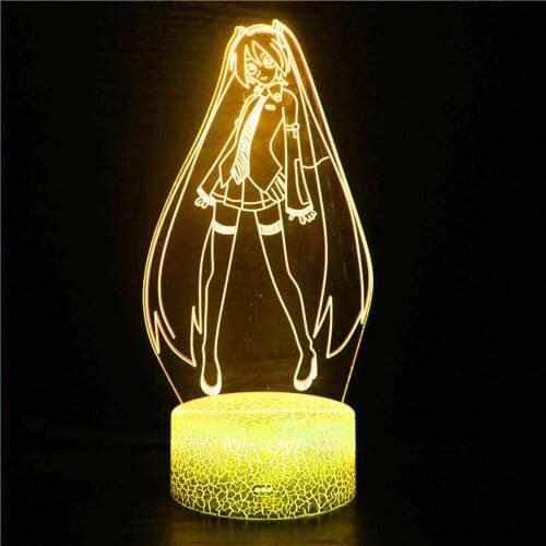 Japanese Anime Kawaii Sakura Transformation Girl Group LED Night Light Movable Children Girl PVC Doll Toy 3D Light Birthday Gift