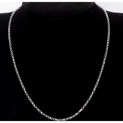 SheType Highly Recommend 100% 925 Solid Sterling Silver Necklace chain for Women 3.1g Wholesale Drop Shipping 16inch
