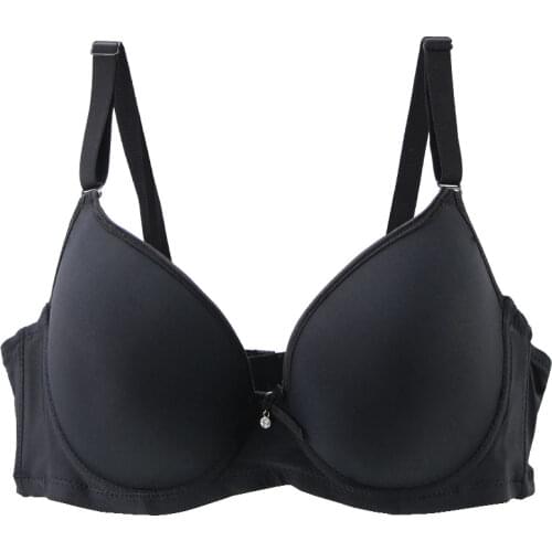 New Sexy Women Bras Lace Female Lingerie 34/75 36/80 38/85 ABC Cup Back Closure Push Up Plunge Ladies Underwear