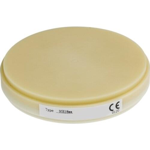 Dental technician resin labs material cad cam pmma monocolor dental PMMA blank OD98mm 3pcs