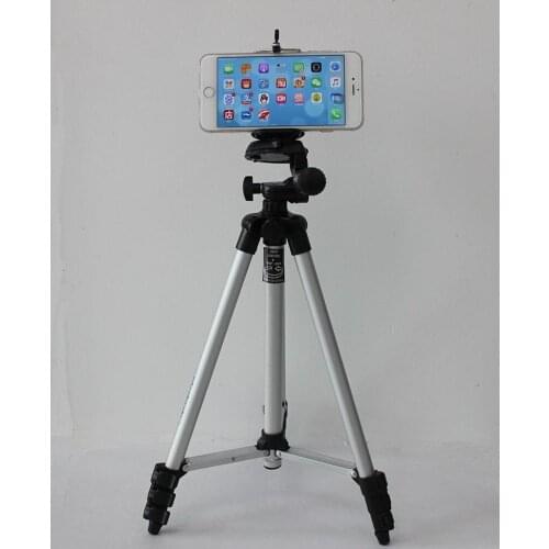 2 in 1 WT-3110 Tripod stand With 3-Way Head Tripod+Remote Shutter Control+ Phone Holder with Bag for DSLR Camera