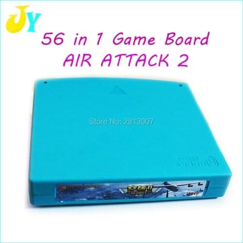 56 IN 1 jamma arcade game PCB board AIR ATTACK 2 VGA output HD video games Arcade cartridges Support Vertical monitor