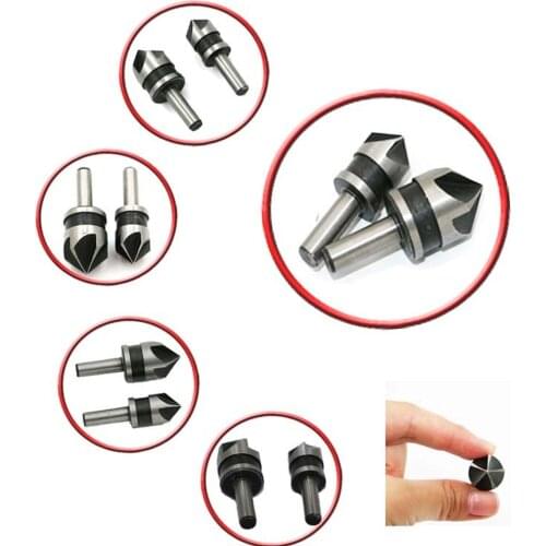 82 Degree Five-Blade Chamfering Woodworking Opening Fast Guiding Chamfering Knife Countersunk Head Drilling Wood Drilling Set