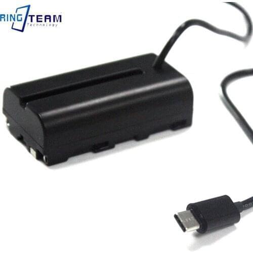 PD Power Adapter to NP-F550 Dummy Battery Replace NP-F970 F750 F570 For NanGuan Neewer Andoer YONGNUO Viltrox LED Lights