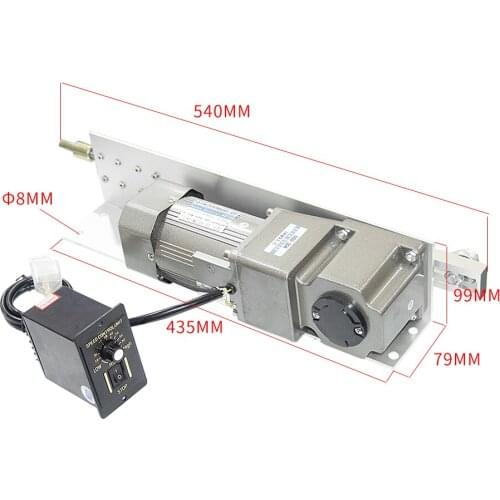 DIY custom automatic ac 220 v motor reciprocating stroke 5 cm to 16 cm straight push rod motor with high torque force