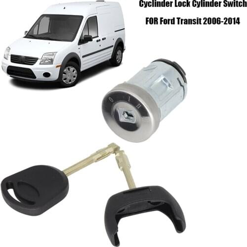 Car Ignition Switch & Barrel Cyclinder Lock Cylinder + 2 Keys For Ford Tansit MK7 2006-2014 2S61-A3697-AA