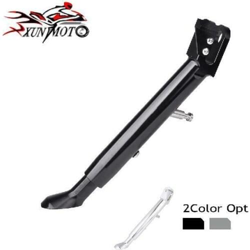 CNC Aluminum Motocycle Parts Adjustable Kickstand Side Stand Support for FOR 1999-2012 SUZUKI GSXR1300 Black/Chrome
