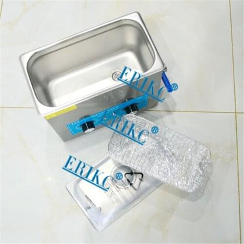 ERIKC Common Rail Diesel Injector Engine Parts Cleaning Machine E1024013 and Auto Inyector Ultrasonic Cleaner tester 220V, 6L