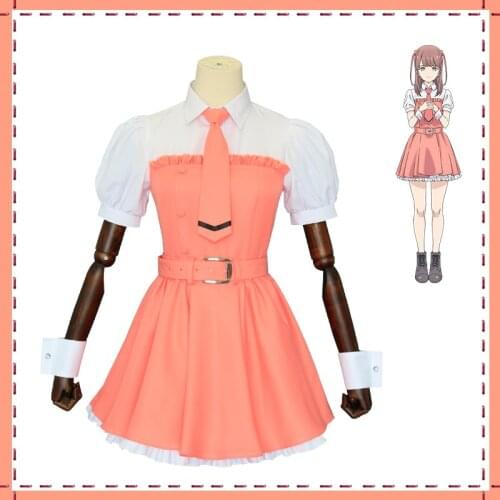 If My Favorite Pop Idol Made It To The Budokan I Would Die Ichii Maina Dress Uniform Outfit Anime Cosplay Costumes Custom Made