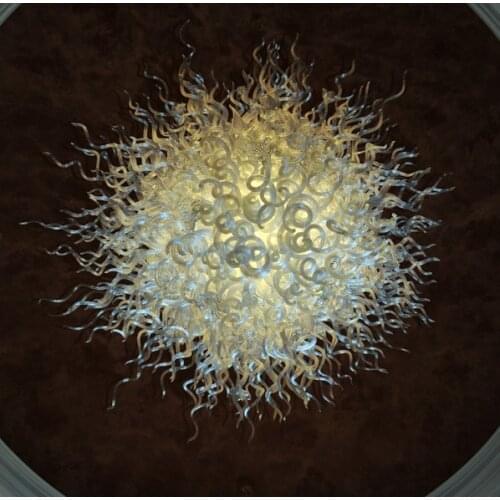 Hot Sale Hand Blown Glass Chihuly Style Crystal Chandelier Lightings Floor Mounted Fixture