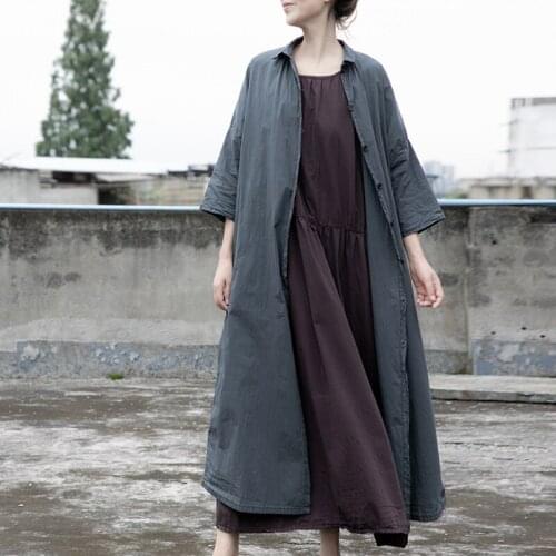 Johnature Women's Trench Coats