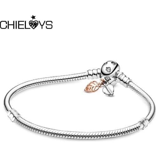 Classic 16-21cm 3mm Snake Chain Bracelets Fit Original Charm Brand Bracelet Bangle For Women DIY Jewelry Making Special Offer