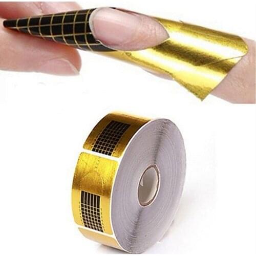 TFSCLOIN 500pcs Nail Form Set Nail Art for French Acrylic UV Gel Tips Extension Builder Guide Manicure Nail Art Beauty Tools