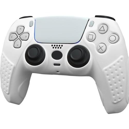 New Handle Sleeve Silicone Case Dustproof Skin Protective Cover Anti-Slip For PlayStation PS5 Controller Game Accessories 2021