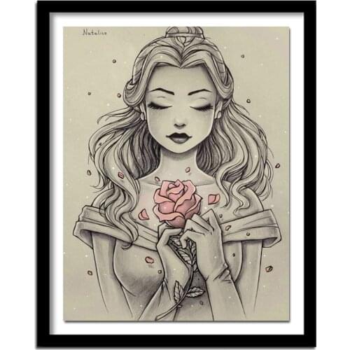 Full Square/Round Drill 5D DIY Diamond Painting "Cartoon princess" Embroidery Cross Stitch Home Decor Gift A01428