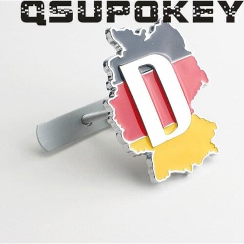 QSUPOKEY It is suitable for decorating the car logo on the front of the car, the American, British, and German flag patterns