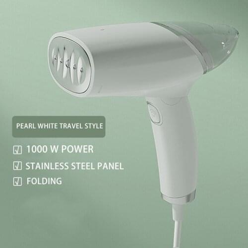 Folding Hand-Held Steamer 1000W Powerful Clothes Steamer Portable 15-Second Home Fast Ironing Machine