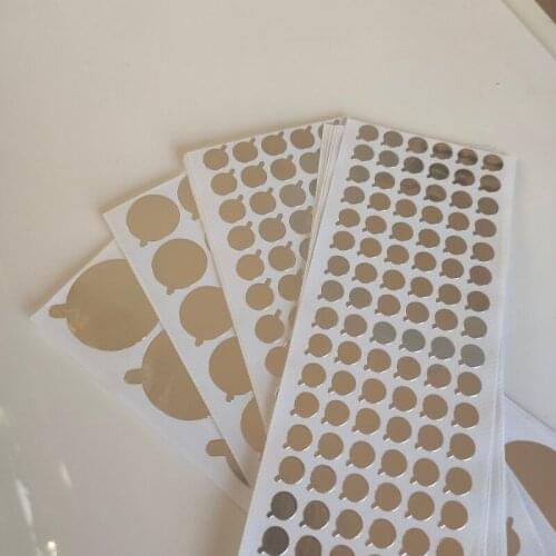 9mm 11mm 15mm 38.3mm Aluminium Foil Sealing Stickers For Cosmetic Tube Jars Foil Film Sticker Seal Bottle Mouth Seals