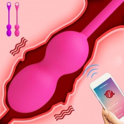 Bluetooth Wireless APP Controlled Vibrating Eggs USB Rechargeable Vagina Eggs Clitoris Stimulator Sex Toys for Women Sex Shop