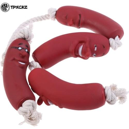 Funny Pet Dog Toys Sausage Squeaky Toys For Pets Healthy Latex Dog Toys For Dog Wholsale Pet Toys Pet Supplies For Toys