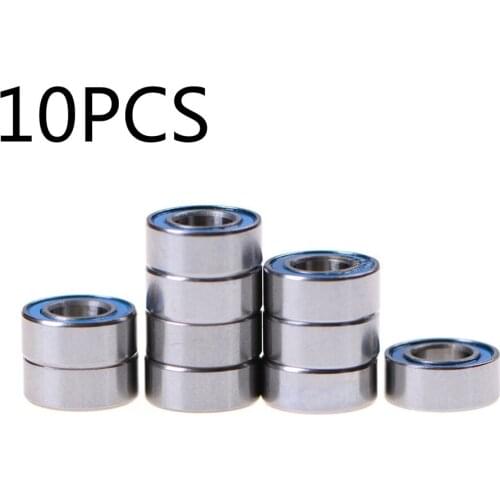 10PCS 5x10x4 mm MR105-2RS Miniature Ball Bearings Rubber Sealed Ball Bearing