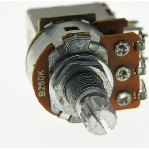 250K Guitar Push Pull Linear POTS Split Shaft Potentiometers B250K