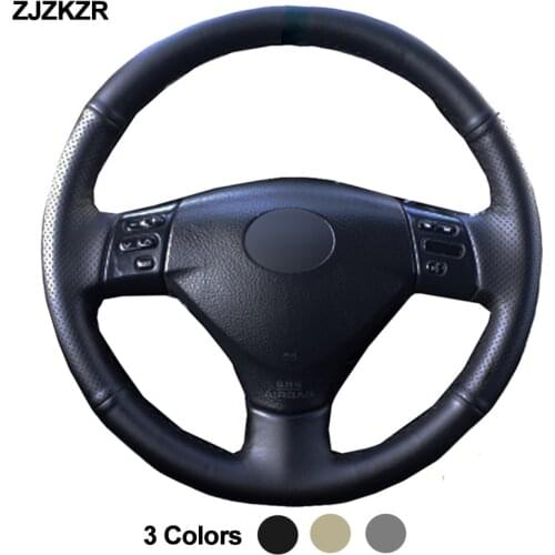 Car Auto Steering-Wheel Cover For Lexus RX330 RX400h RX400 2004 - 2007 Toyota Corolla Verso 2006 Camry 2004 - 2006 Volant 2005