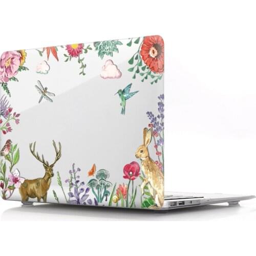 Print Laptop Case For Apple Macbook Air 11 13 Pro 12 13 15 16 Retina Touch Bar Shell Cover For New Macbook Pro 13.3