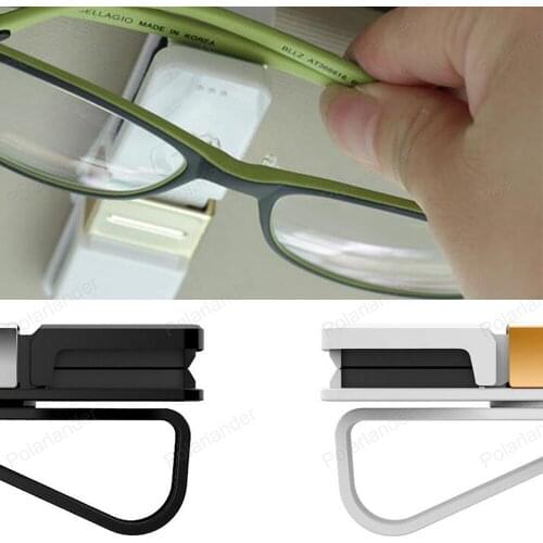 Black white Auto Fastener Car Auto Vehicle Sunglass Eye Glasses Card Ticket Holder Clip for Audi new A3 A4L A6L Q3 Q5