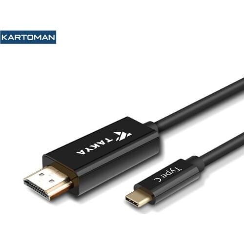 USB C to HDMI-compatible cable adapter 4K 1080P 60HZ Type c to HDMI-compatible 2.0 cable for Macbook Huawei Mate10 Sumsang S8