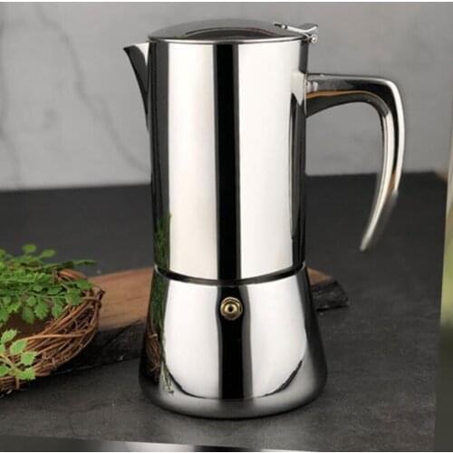 Stainless Steel Stovetop Moka Espresso Coffee Maker Pot Percolator 200/300ml