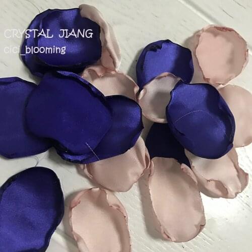 Bluish Purple And Soft Candy Pink Color Rose Petals table decor Petals For Weddings Baby Showers Flower Girl Rose Petal