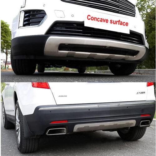 New arrival front&rear bumper guard cover bumper protector for Cadillac XT5 2015 2016 2017 2018, 304 stainless steel,upgraded
